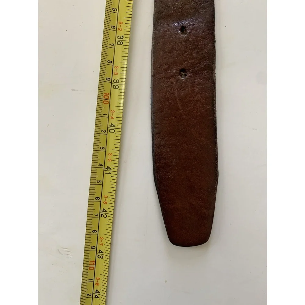 RELIC Authentic Men's Brown Belt Full Grain Cowhide Work Belt - Men's Size 35-38